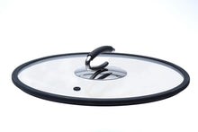 13 Inch Glass Lid with Silicone Rim