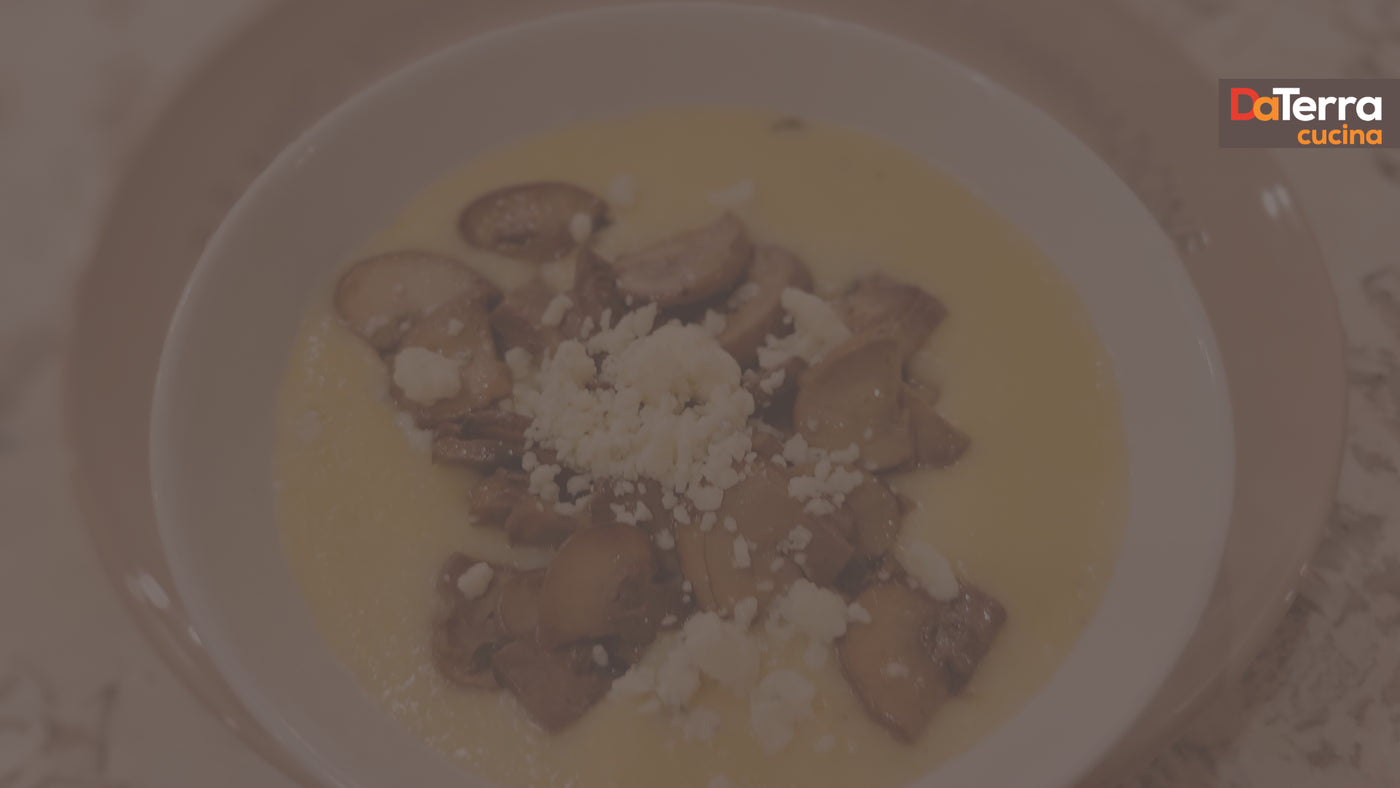 Gorgonzola Polenta with Mushrooms | DaTerra Cucina