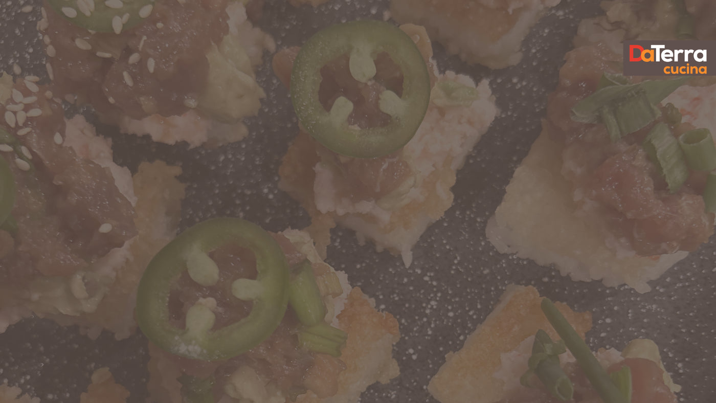 Crispy Sushi Rice Bites | DaTerra Cucina