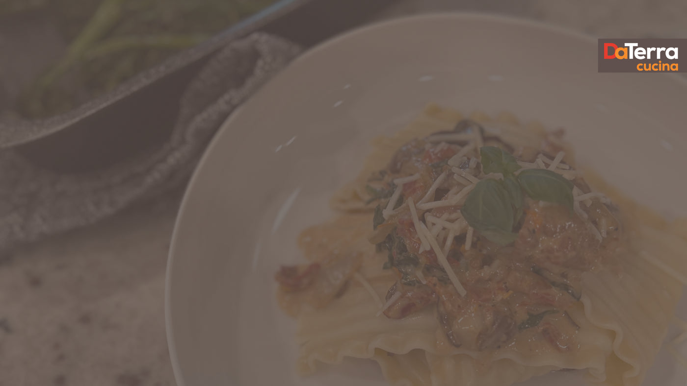 Father’s Day Favorite: Mushroom Chicken Marsala Open Lasagna