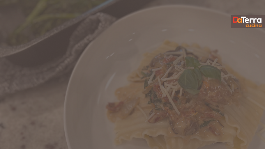 Father’s Day Favorite: Mushroom Chicken Marsala Open Lasagna