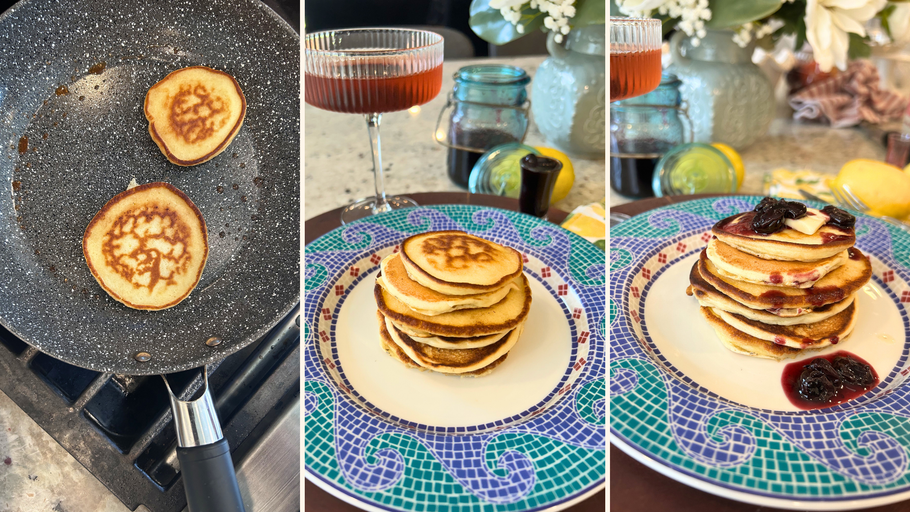 Lemon Ricotta Pancakes | DaTerra Cucina