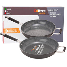 13” Nonstick Frying Pan with Helper Handle | Made in Italy | Induction