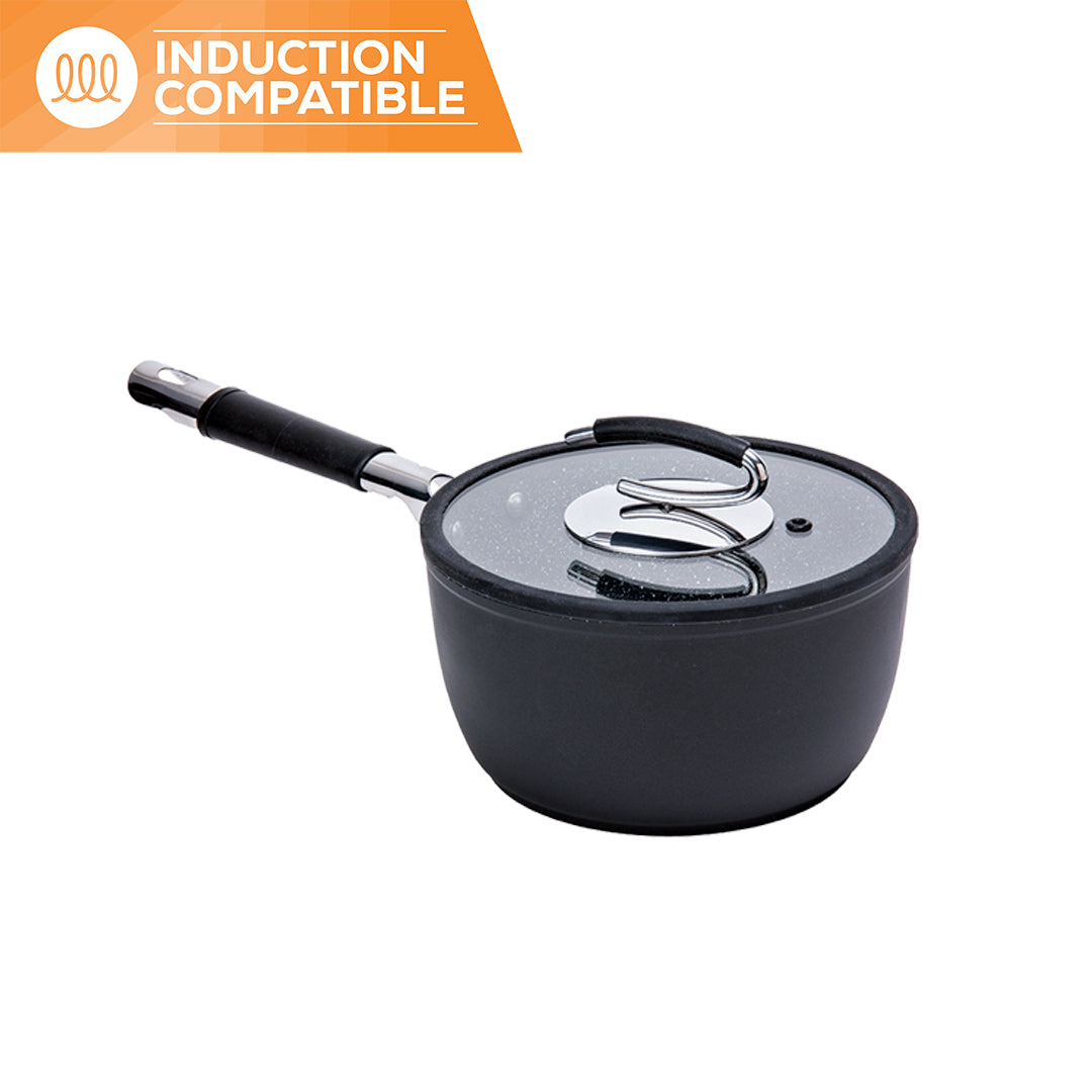 6 qt, 10 Diameter Sauce Pan with Lid, Stainless Steel