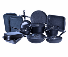 DaTerra Cucina 10-piece nonstick ceramic cookware and bakeware set including pots, pans, wok, roasting pans and baking sheets