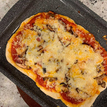 Pizza on Baking Sheet