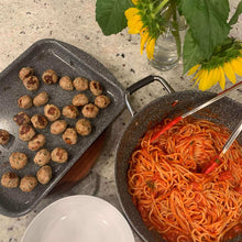 Spaghetti and Meatballs Italian Nonstick Cookware