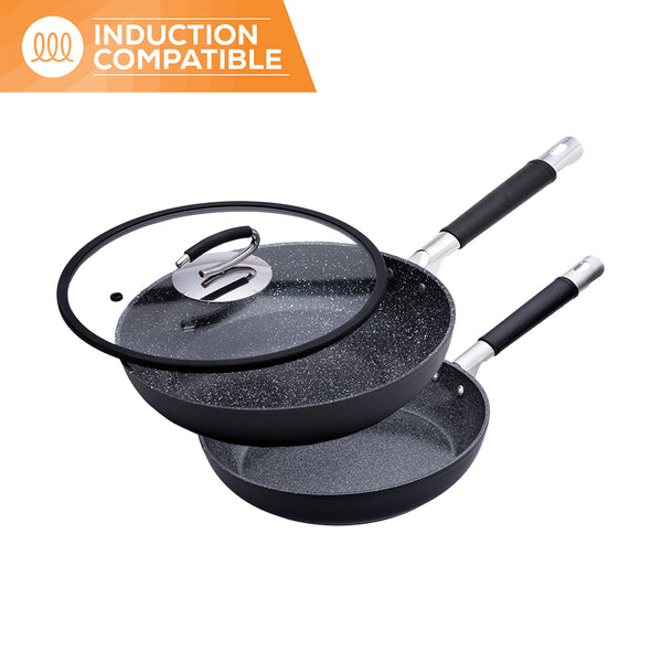 Induction 2 Piece Fry Pan Bundle DaTerra Cucina