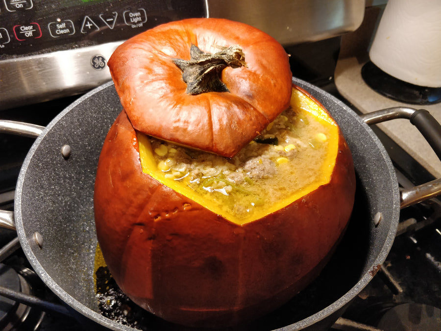 Dinner in a Pumpkin