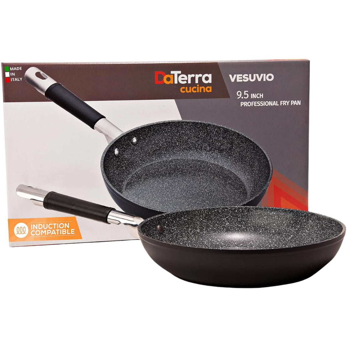 9.5” Nonstick Frying Pan | Made in Italy | Induction