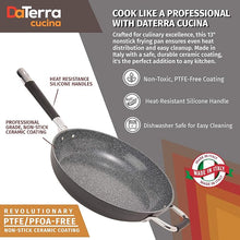 13” Nonstick Frying Pan with Helper Handle | Made in Italy