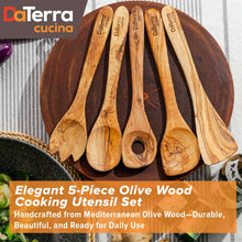 Olivewood Cooking Utensils - Set of Five