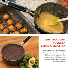 2.6 Qt Nonstick Saucepan w/Lid | Made in Italy | Induction