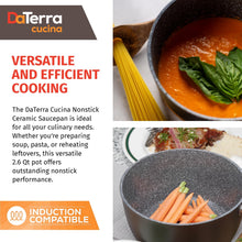 2.6 Qt Nonstick Saucepan w/Lid | Made in Italy | Induction