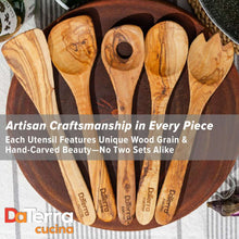 Olivewood Cooking Utensils - Set of Five