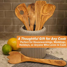 Olivewood Cooking Utensils - Set of Five