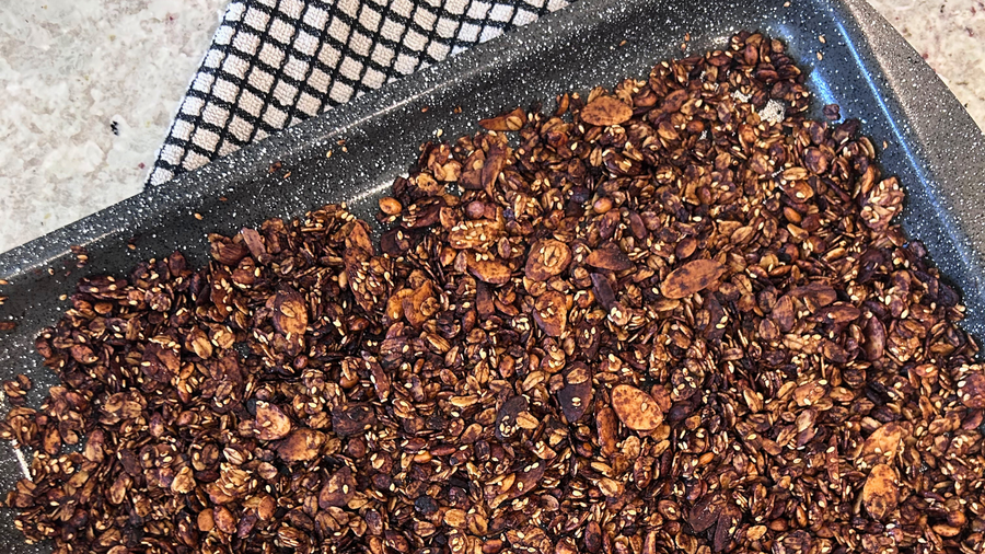 Granola on Sheet Pan