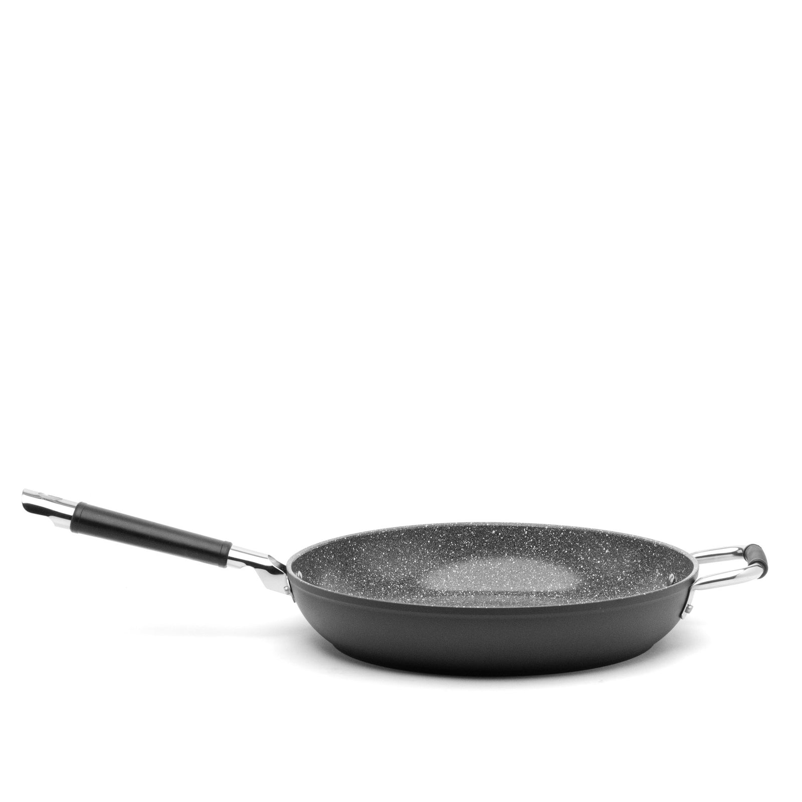  Kamberg Fish Frying Pan 35 cm with Removable Handle Cast  Aluminium Stone Coating for All Heat Sources Including Induction PFOA Free:  Home & Kitchen