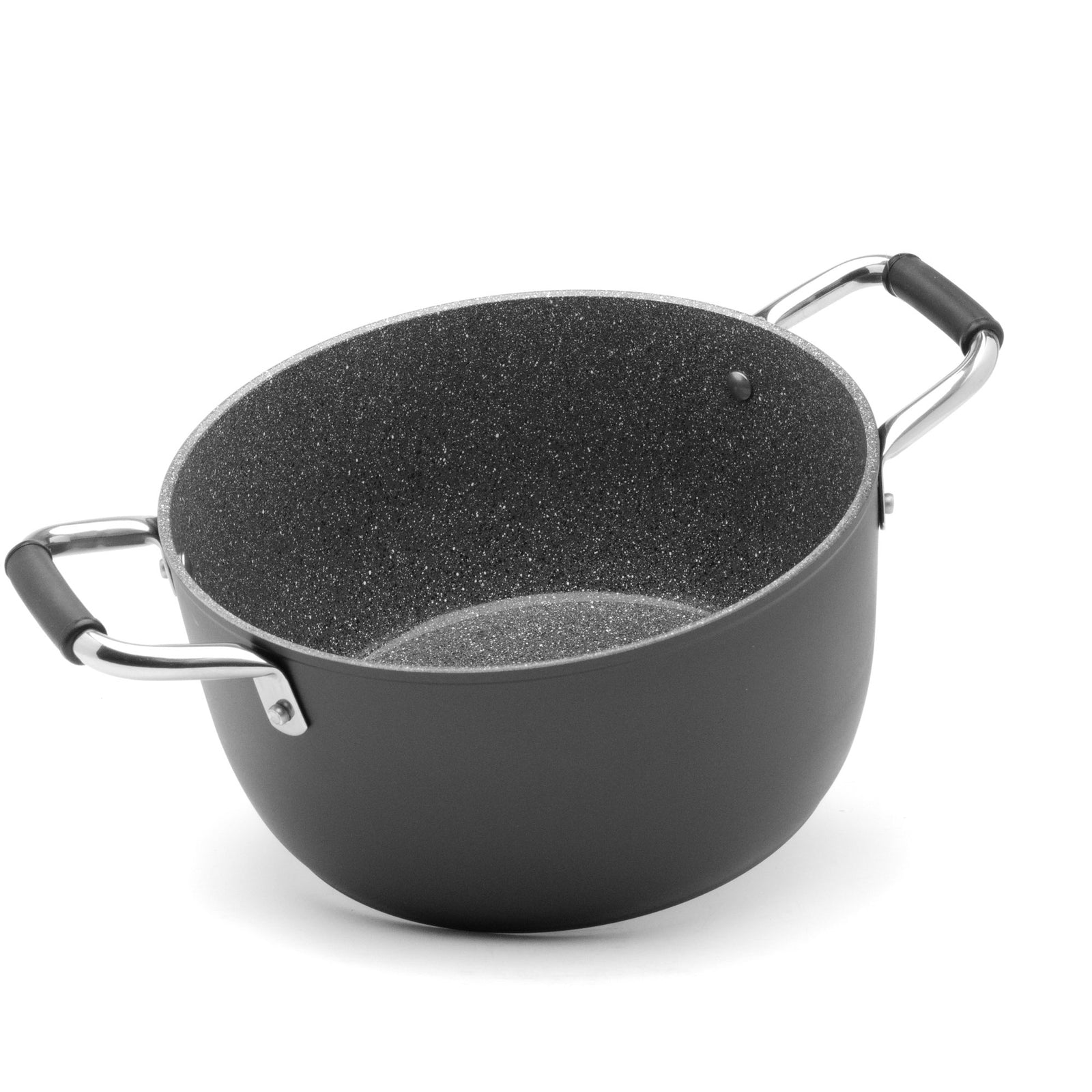 14 in. 8 qt. Cast Iron Family Pot with Glass Lid