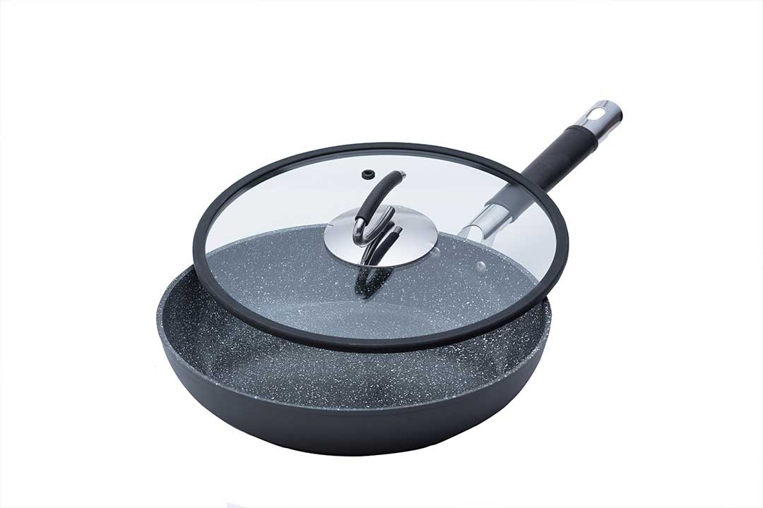 Ceramic Nonstick 11inch Frying Pan with Lid