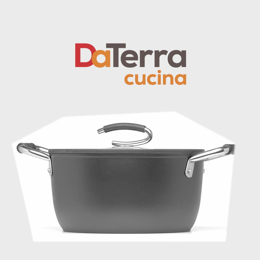 5 Qt Induction Compatible Dutch Oven + Glass Lid