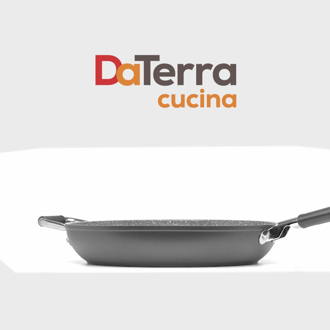 13” Nonstick Frying Pan with Helper Handle | Made in Italy | Induction